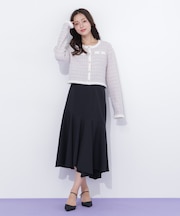 イレギュラーヘムマーメイドスカート