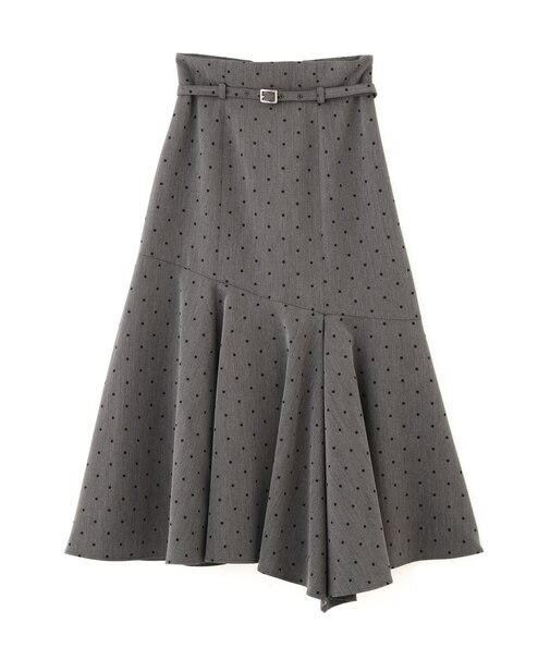 イレギュラーヘムマーメイドスカート