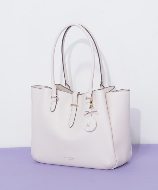 チャーム付き2wayショルダートートバッグ