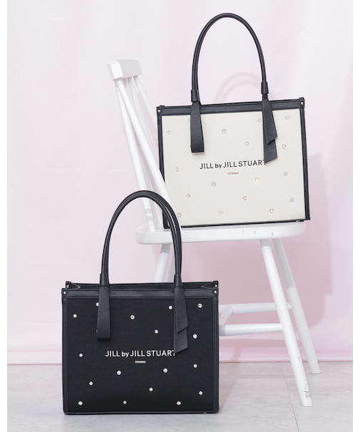 リボンハンドルクラッシートート