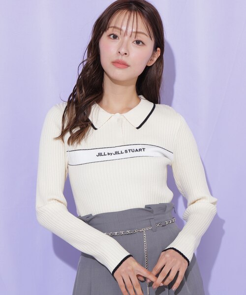 ワンピース Jill stuart 配色リブニット JILL by JILLSTUART - 25SS