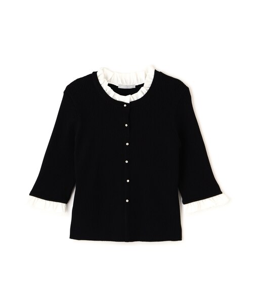 フリルカラーリブニット｜ジルバイジルスチュアートの通販｜&mall