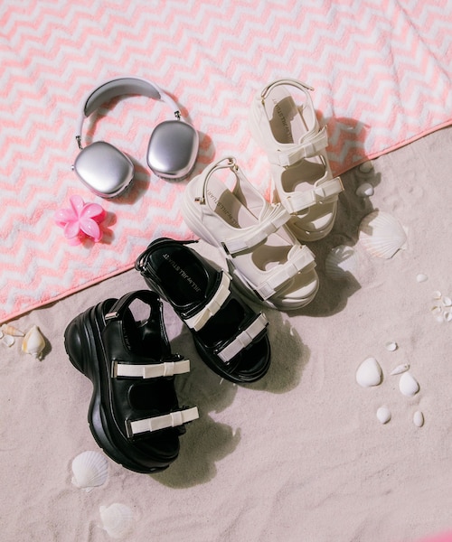 ダブルリボンサンダル｜ジルバイジルスチュアートの通販｜&mall