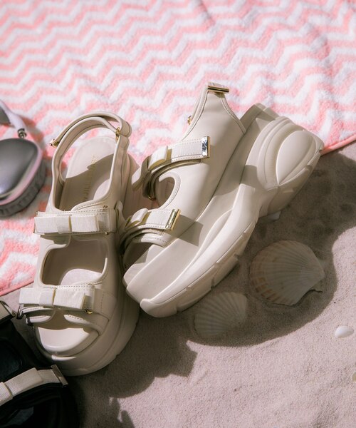 ダブルリボンサンダル｜ジルバイジルスチュアートの通販｜&mall