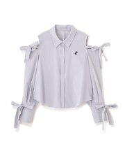 ショルダーリボンシャツ