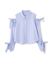 ショルダーリボンシャツ