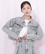 構築パネルデニムジャケット