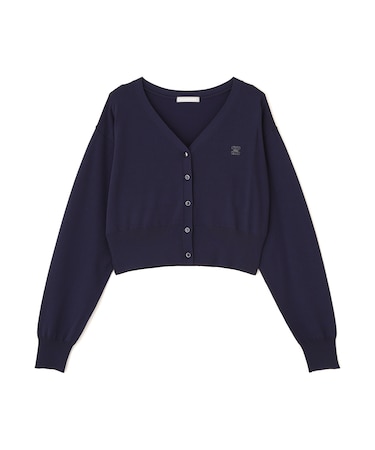 リンクJ刺繍UVカーディガン