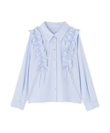 ショルダーフリルブラウス