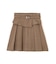 ウエストマークプリーツミニスカート