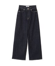 SOMETHING 別注レースアップワイドデニムパンツ