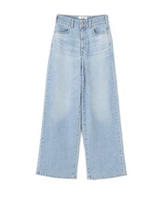 SOMETHING 別注レースアップワイドデニムパンツ