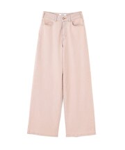 SOMETHING 別注レースアップワイドデニムパンツ