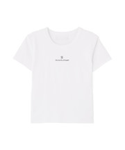 コンパクトワンポイントロゴTシャツ