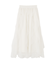 縦ラッフルシアースカート