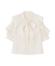 ビッグボウタイブラウス