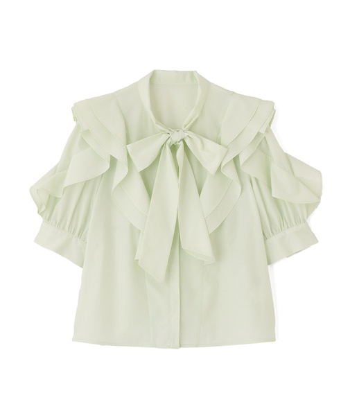 ビッグボウタイブラウス