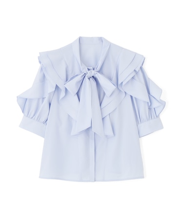 ビッグボウタイブラウス