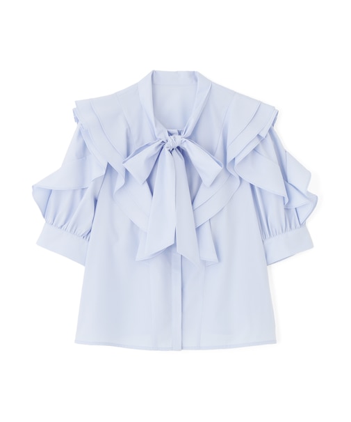 ビッグボウタイブラウス