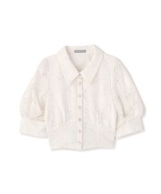 ウエストビスチェデザインブラウス