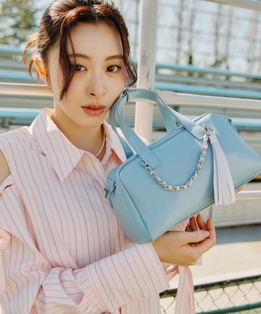 チャーム付きミニボストン