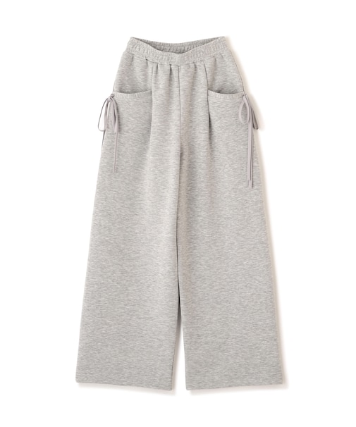 サイドリボンスウェットパンツ