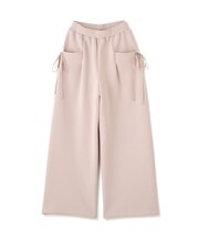 サイドリボンスウェットパンツ