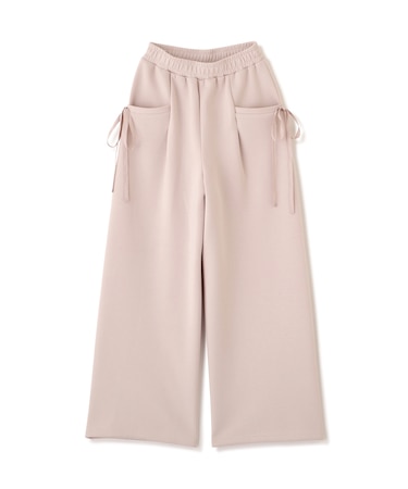 サイドリボンスウェットパンツ