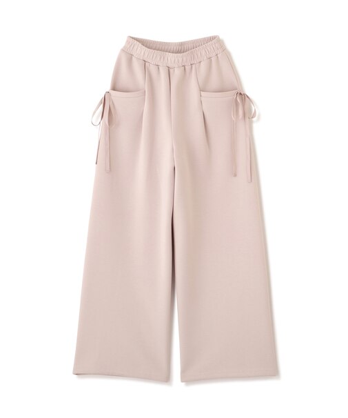 サイドリボンスウェットパンツ