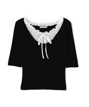 フリルギャザーニット