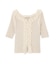フリルトリムニット半袖