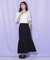 バックレースダウンマーメイドスカート