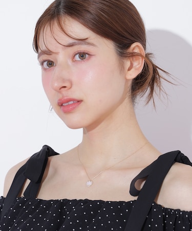 Cubicハートネックレス