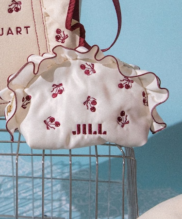 ＜Cherryシリーズ＞フリルポーチ