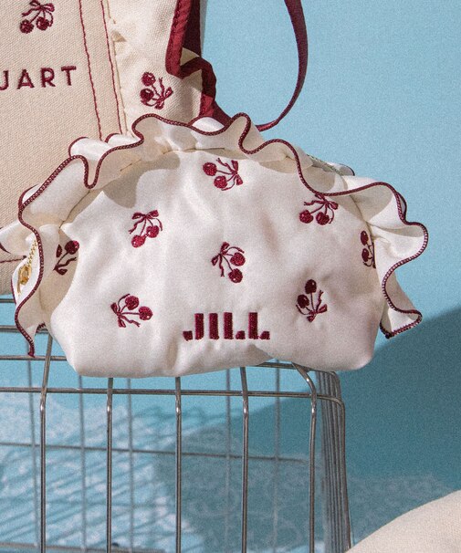 ＜Cherryシリーズ＞フリルポーチ