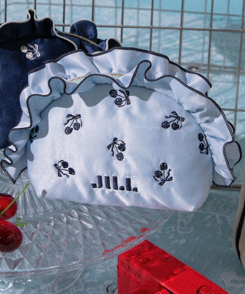 ＜Cherryシリーズ＞フリルポーチ