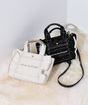 ＜フリルトートミニ＞ツイード