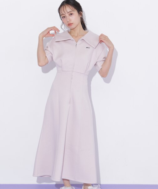 ビッグカラーダイバーロングワンピース