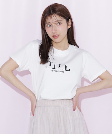 オーガニックコットンビジューロゴＴシャツ