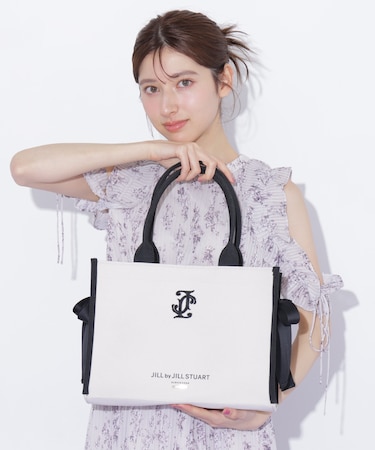 サイドリボントートバッグ