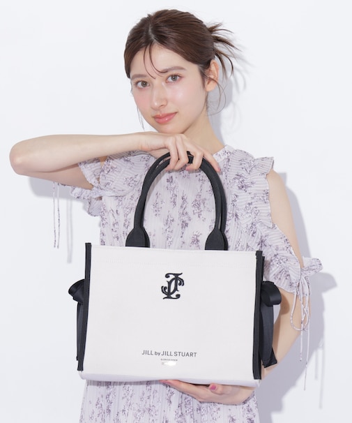 サイドリボントートバッグ