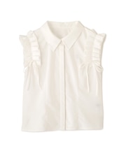 ショルダーフリルブラウス