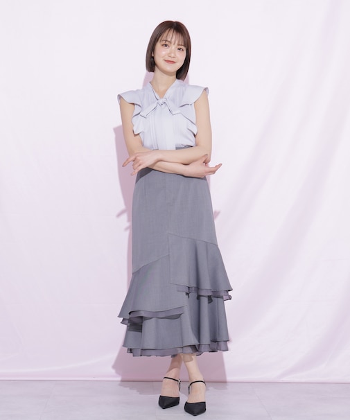 シアーランダムヘムスカート