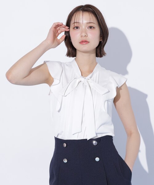 ピンタックボウタイブラウス ピンタックボウタイブラウス | JILL by JILL STUART（ジル バイ ジル