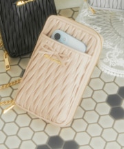 ミニリボンパフィショルダーバッグ
