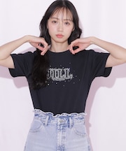 グラデーションストーンロゴTシャツ