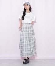 バリエーションティアードスカート