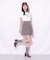 ベルト付きプリーツミニスカート