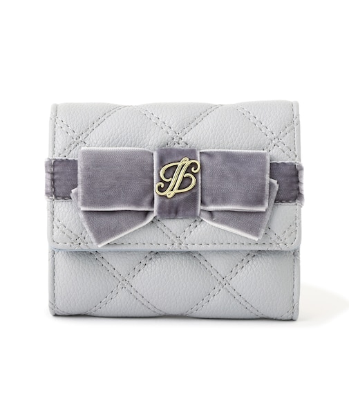 ベロアリボンミニウォレット