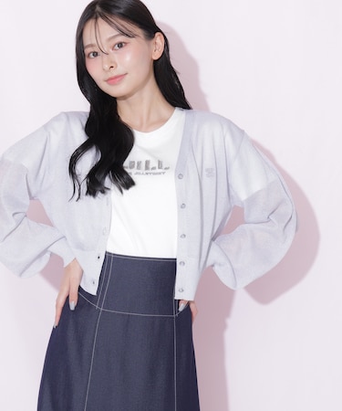 シャイニーシアーカーディガン